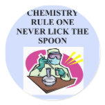 chemistry: never lick the spoon