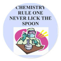 chemistry: never lick the spoon