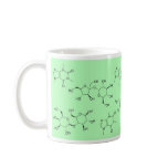 chemistry of tea and coffee in green coffee mugs