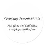 Chemistry Proverb Sticker