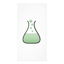Chemistry Science Beaker Custom Photo Card