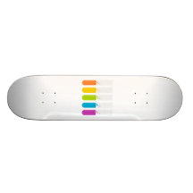 Chemistry Science Test Tubes Skate Deck