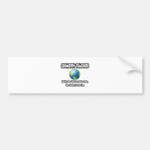 Chemistry Teachers...World a Better Place Bumper Sticker