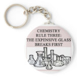 chemistry: the epensive glass breaks first keychains