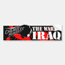 Chemists Against the War in Iraq Bumper Sticker