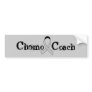 Chemo Coach - Grey Ribbon Bumper Stickers