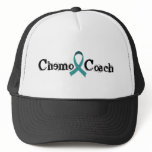 Chemo Coach - Teal Ribbon Trucker Hat