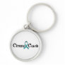 Chemo Coach - Teal Ribbon Keychains