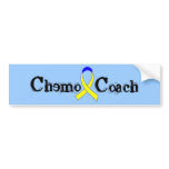 Chemo Coach - Yellow Ribbon Bumper Stickers