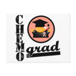 Chemo Grad Endometrial Cancer Ribbon Post Card