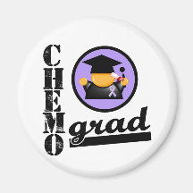 Chemo Grad General Cancer Ribbon Refrigerator Magnet