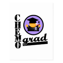 Chemo Grad General Cancer Ribbon Post Card