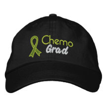 Chemo Grad - Lymphoma Embroidered Baseball Cap
