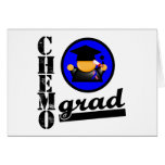 Chemo Grad Male Breast Cancer Ribbon Greeting Card
