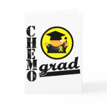 Chemo Grad Testicular Cancer Ribbon Greeting Card
