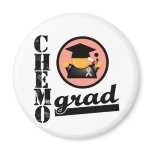 CHEMO GRAD Uterine Cancer Ribbon Magnet