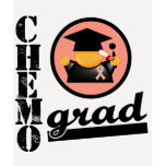 CHEMO GRAD Uterine Cancer Ribbon t-shirts
