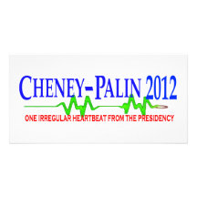 Cheney Palin 2012 Carte Avec Photo