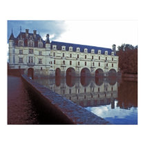 Chenonceau Castle and Moat posters