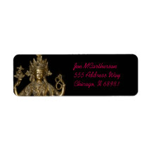 Chenrezig Buddhist Address Label