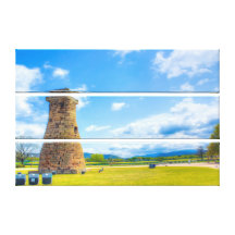 Cheomseongdae Observatory Stretched Canvas Print