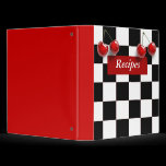 Chequerboard Cherries Recipe Binder binders