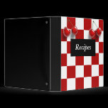 Chequerboard Cherries Recipe Binder binders