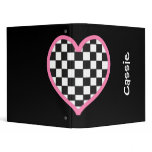 Chequerboard Heart Personalized Back to School