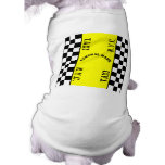 Chequered Cab Taxi Design pet clothing