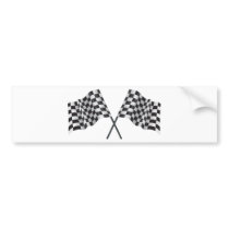 chequered cross flags