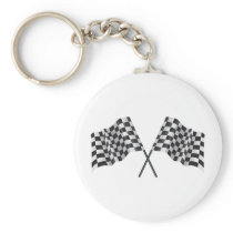 chequered cross flags