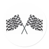 chequered cross flags