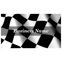 Chequered Flag Background business cards