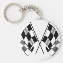 chequered flag key chains