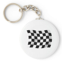Chequered Flag Keychain