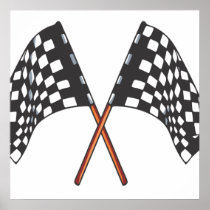 chequered flag posters
