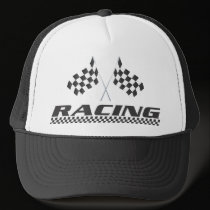 Chequered Flag Racing Hat hats