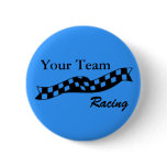 Chequered Flag Swoop Race Team Button