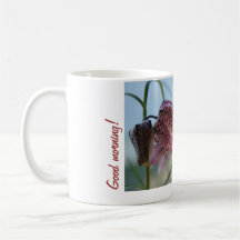 chequered lily "Good morning!" Kaffee Tassen