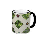 Chequered Open Cement Tiled Wall Cup Coffee Mugs