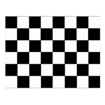 Chequered Pattern Postcard