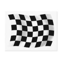 Chequered Racing Flag Postcard