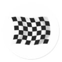 Chequered Racing Flag Sticker