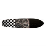 chequered reaper skate board