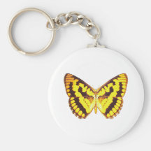 Chequered Skipper Butterfly Key Chain