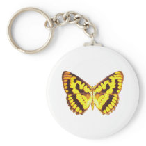 Chequered Skipper Butterfly Key Chain