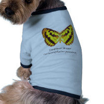 Chequered Skipper Butterfly with Name Dog Clothes