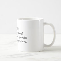 Cher Dieu, svp m'obtiennent par cette récession… Mug À Café