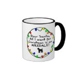 Cher Père Noël Airedale Terrier Tasse À Café