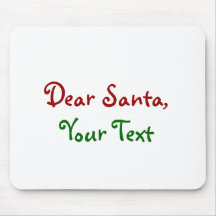 Cher Père Noël Custom Tapis De Souris